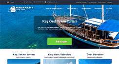 Desktop Screenshot of kasyacht.com