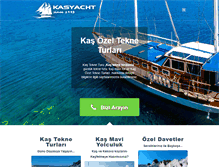 Tablet Screenshot of kasyacht.com